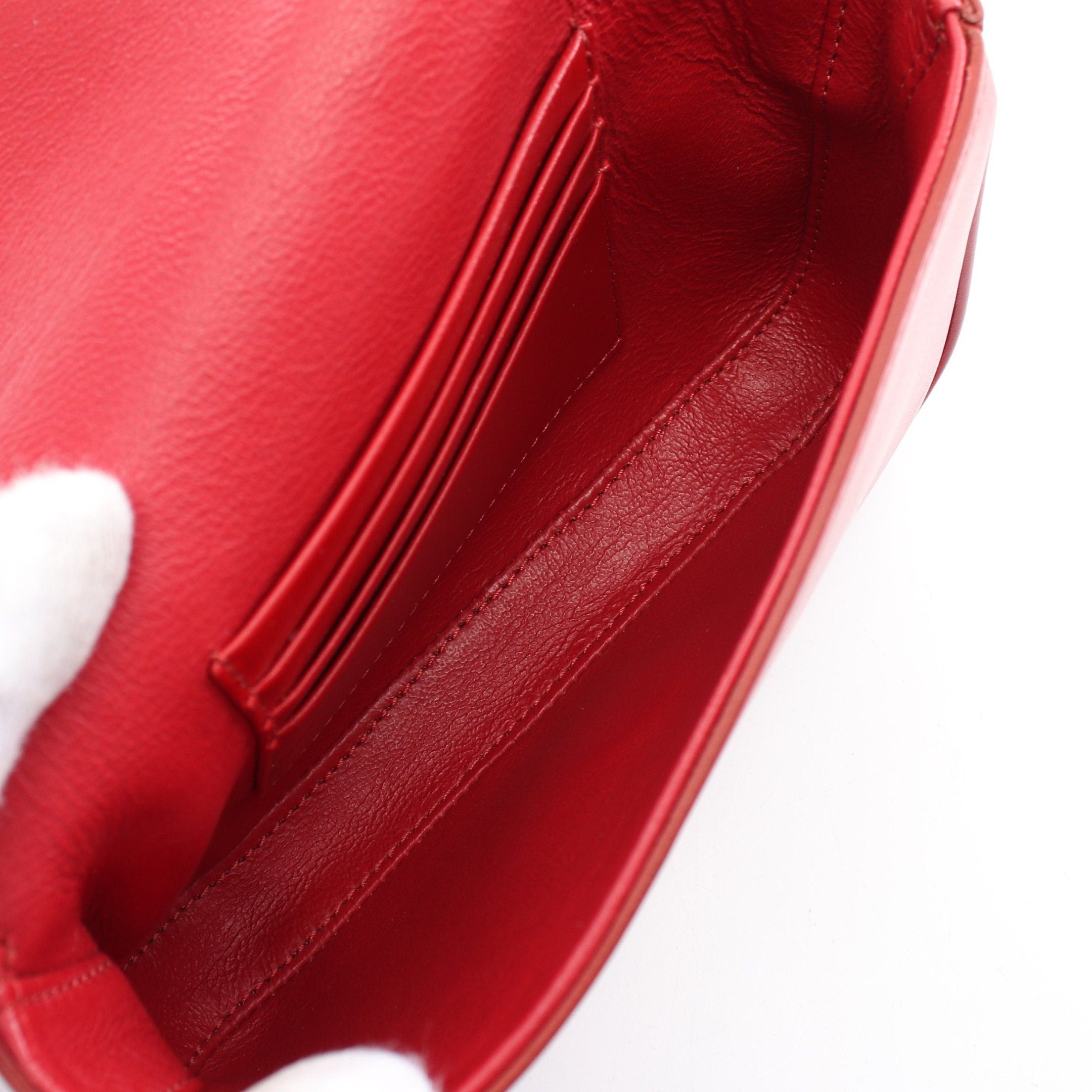 Celine Celine Waist Bag Body Leather Red Size ONE SIZE - 3 Thumbnail