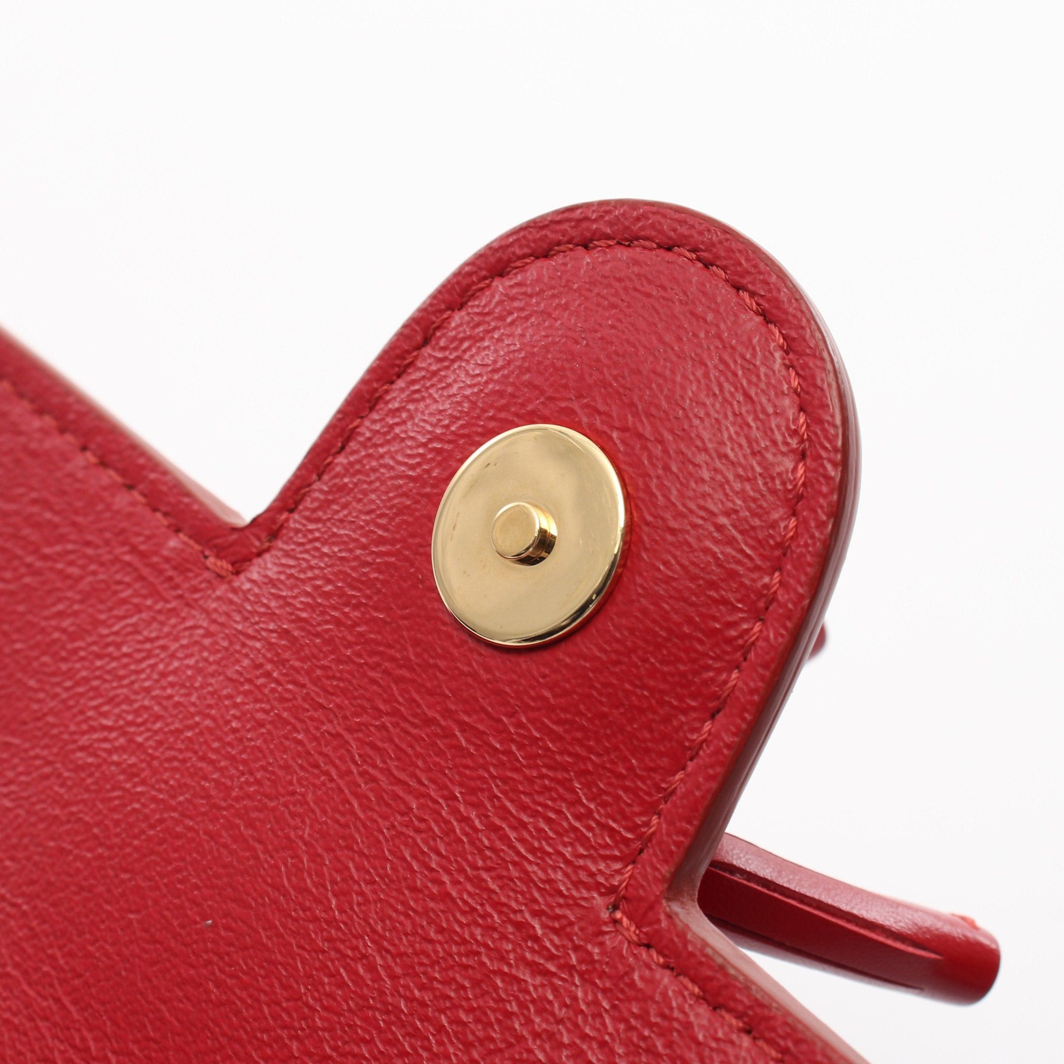Celine Celine Waist Bag Body Leather Red Size ONE SIZE - 6 Thumbnail