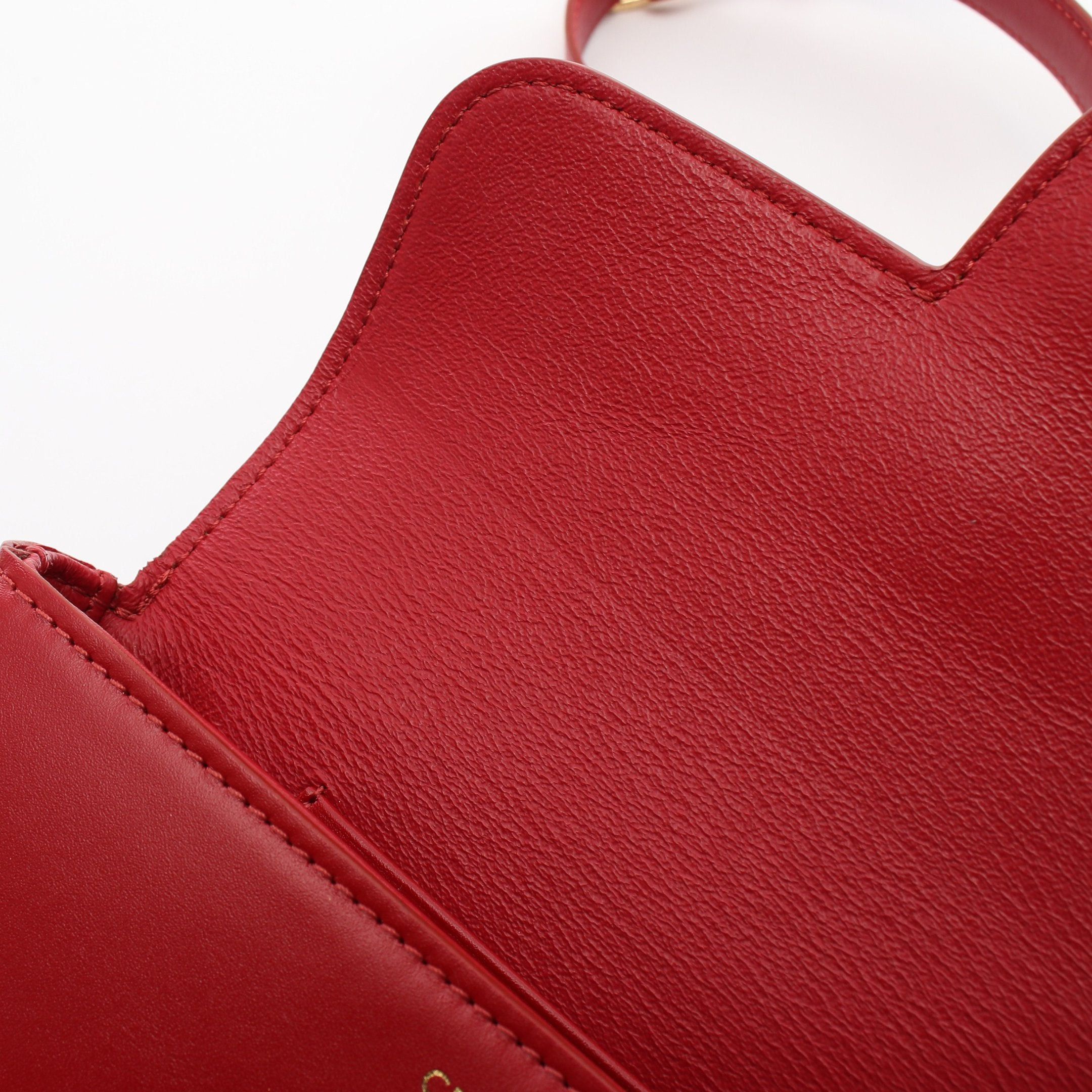Celine Celine Waist Bag Body Leather Red Size ONE SIZE - 7 Thumbnail
