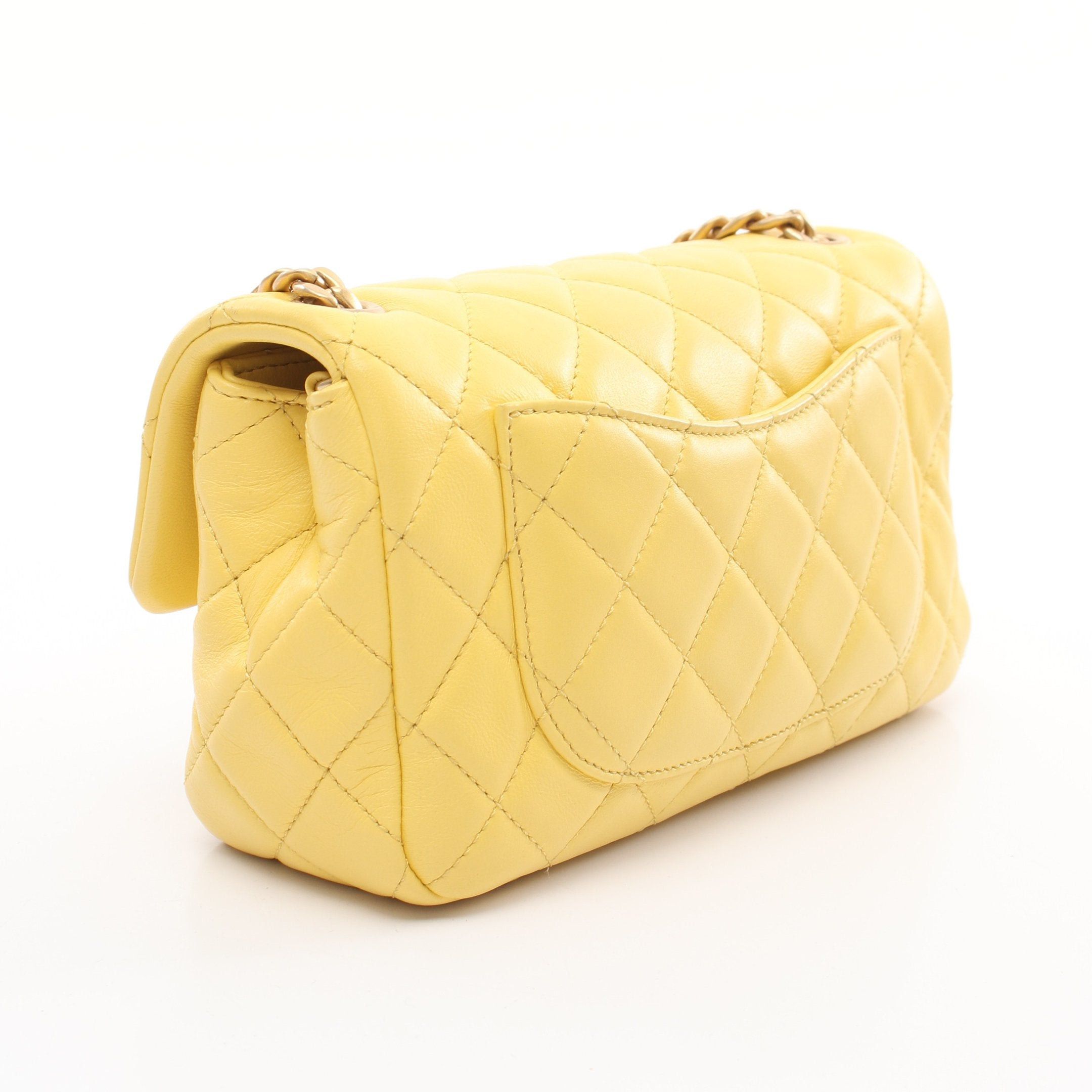 Chanel Chanel Matelasse Chain Shoulder Bag Lambskin Yellow Gold Hardware Size ONE SIZE - 2 Thumbnail