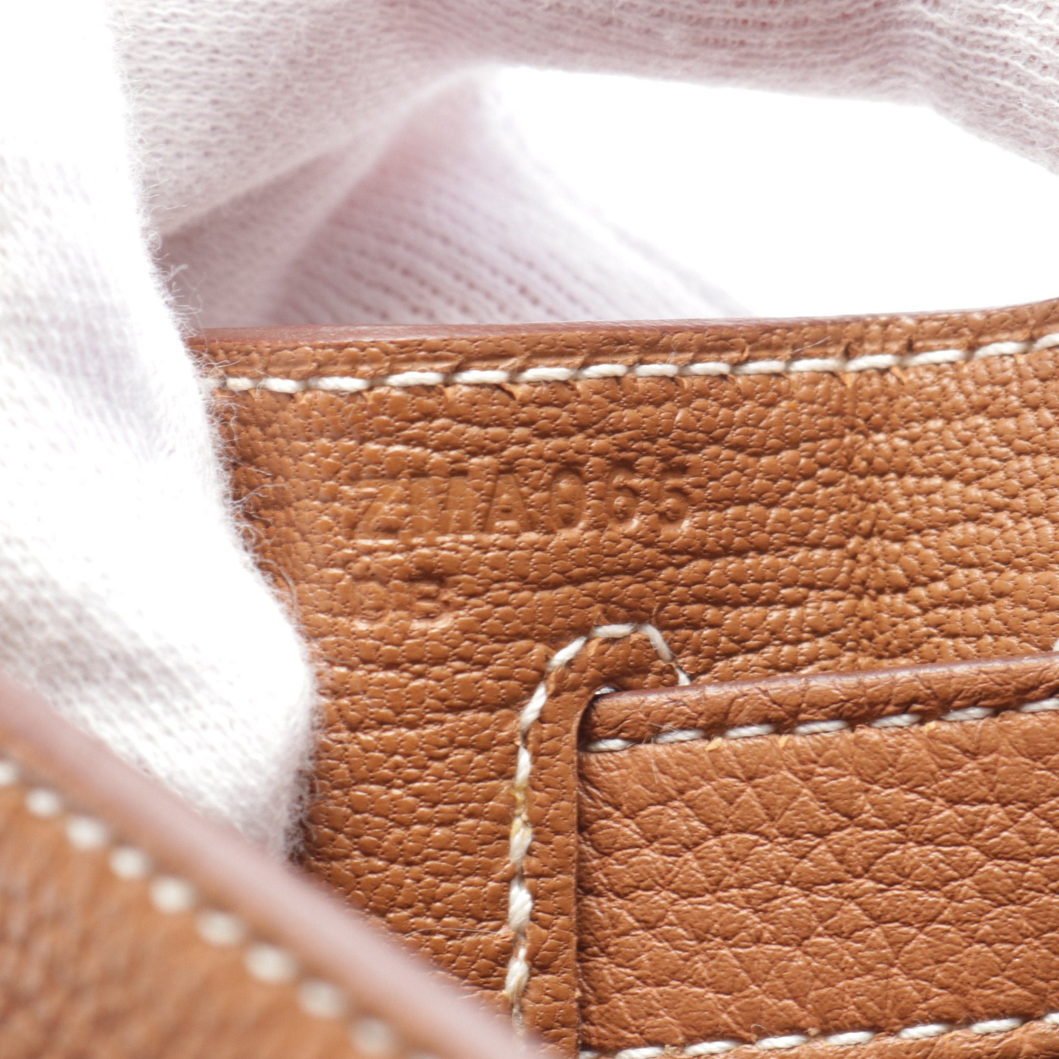 Hermes Hermes Kelly28 Gold Handbag Togo Brown Hardware Inner Stitch Z Stamp Size ONE SIZE - 5 Thumbnail