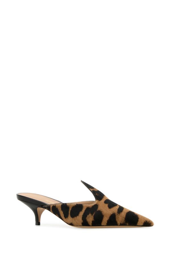 Salvatore Ferragamo Printed Calf Hair Dorye Mules Size US 6.5 / IT 36.5 - 4 Thumbnail