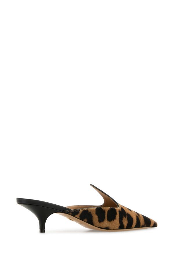 Salvatore Ferragamo Printed Calf Hair Dorye Mules Size US 6.5 / IT 36.5 - 5 Thumbnail