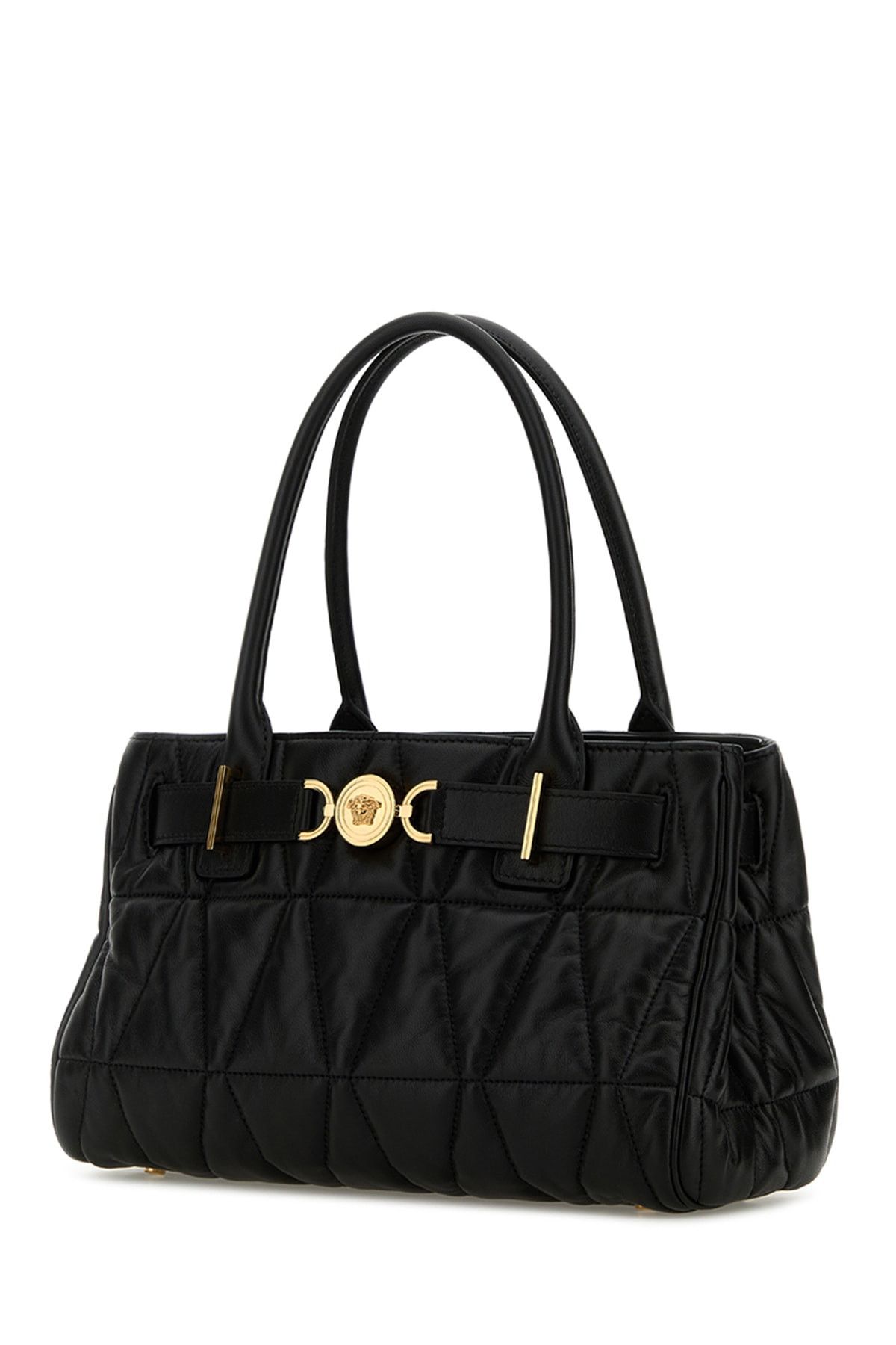 Versace Black Leather Medusa 95 Shopping Bag Size ONE SIZE - 2 Thumbnail