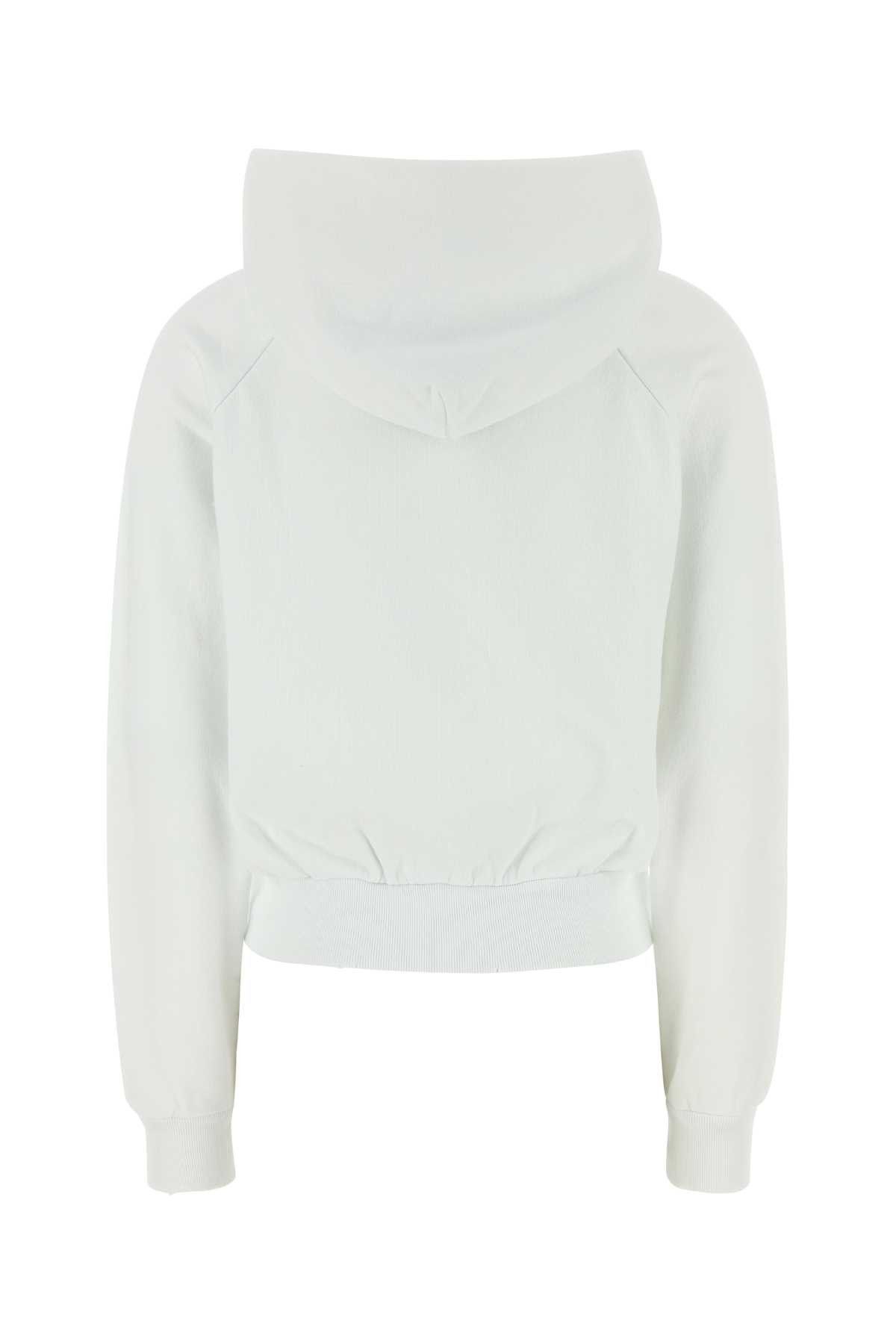 Prada White Cotton Sweatshirt Size M / US 6-8 / IT 42-44 - 2 Thumbnail