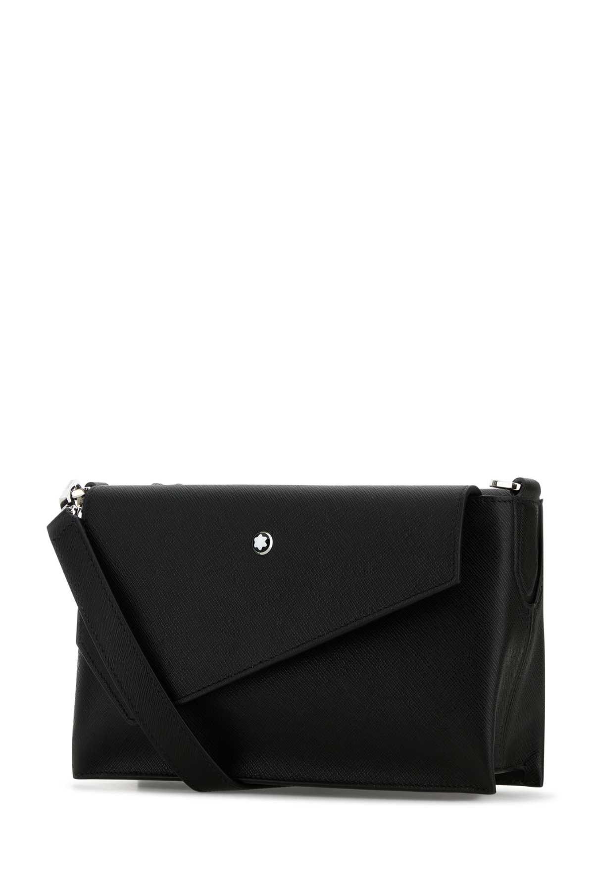 Montblanc Black Leather Crossbody Bag Size ONE SIZE - 2 Thumbnail