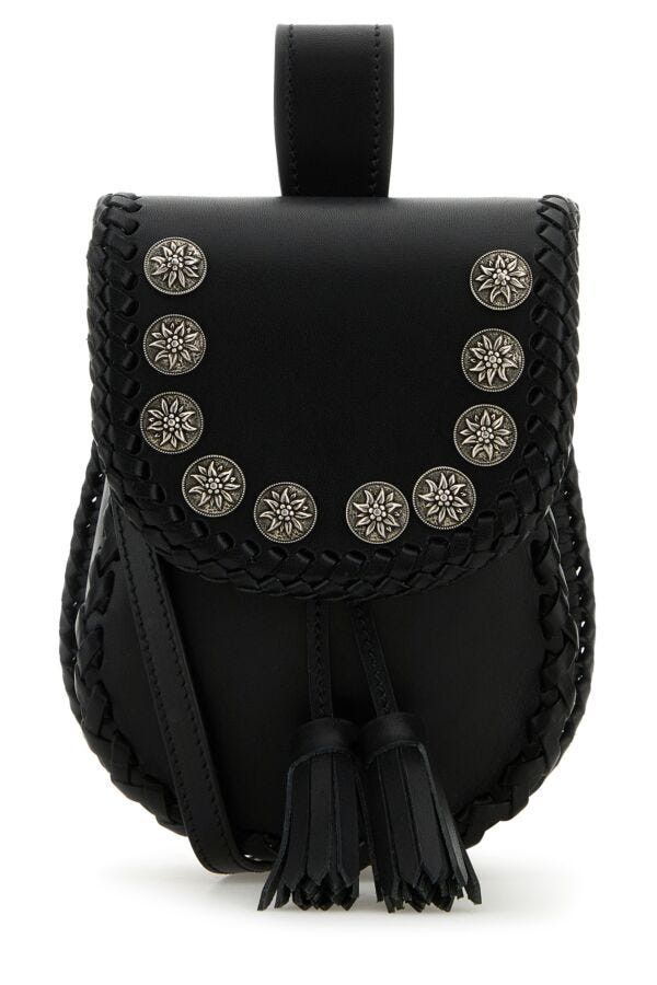 Prada Black Leather Crossbody Bag Size ONE SIZE - 3 Thumbnail