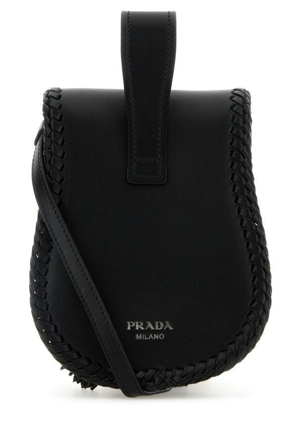 Prada Black Leather Crossbody Bag Size ONE SIZE - 5 Thumbnail