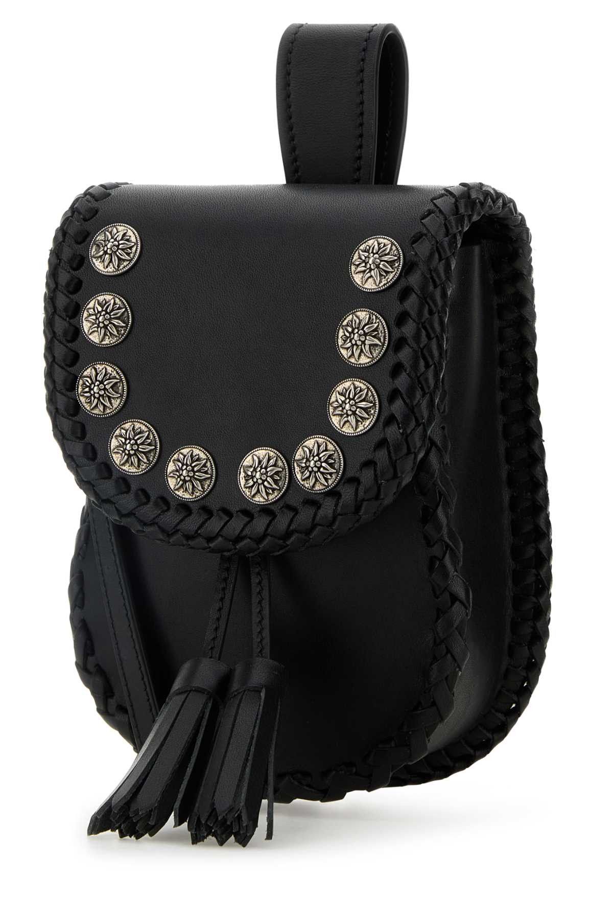 Prada Black Leather Crossbody Bag Size ONE SIZE - 2 Thumbnail
