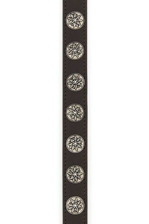 Prada Chocolate Leather Belt Size ONE SIZE - 5 Thumbnail