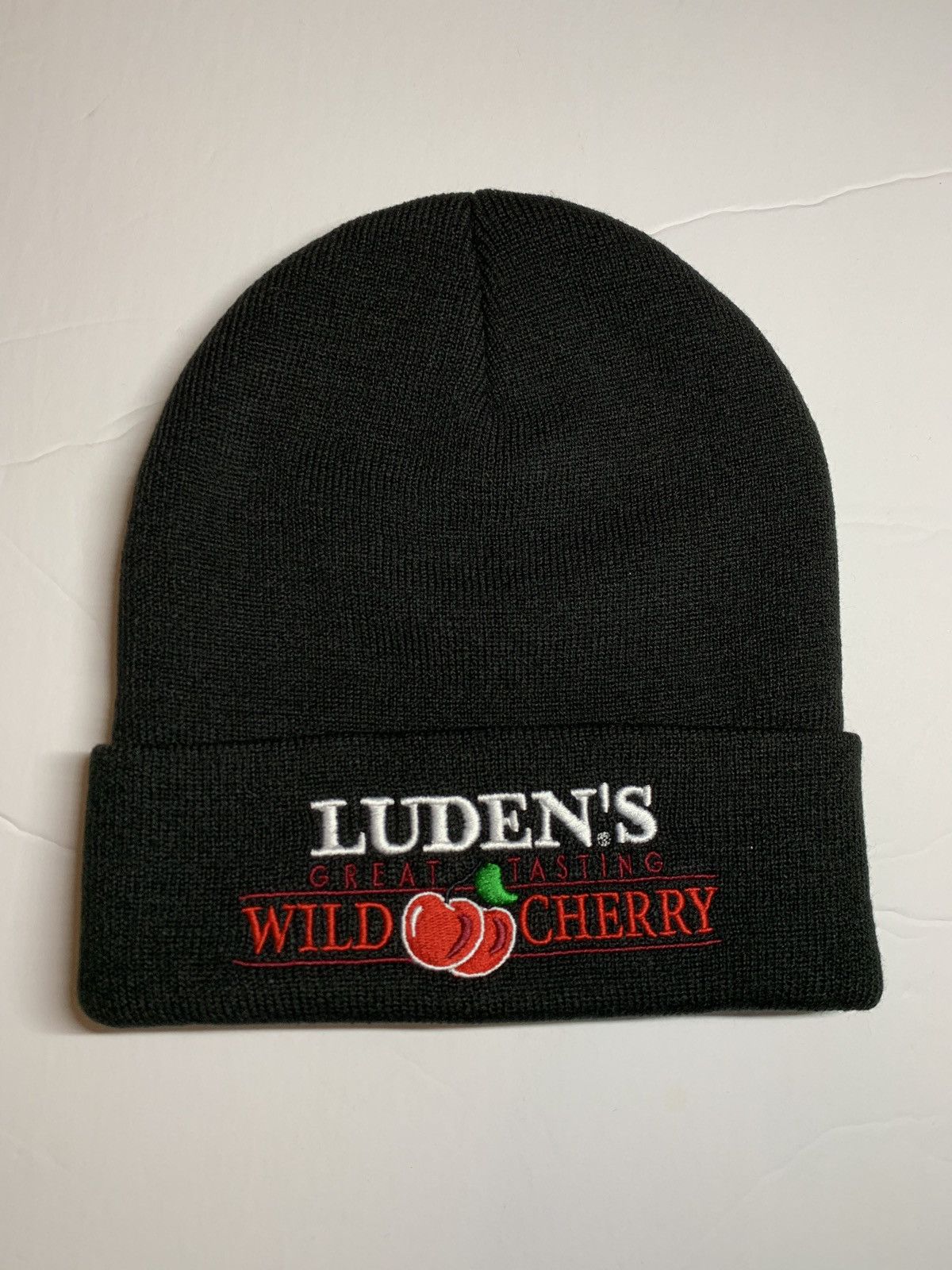 Supreme Supreme Ludens Cough Drop Black Beanie Skully Hat Cap FW18 Christmas Holiday Grailed