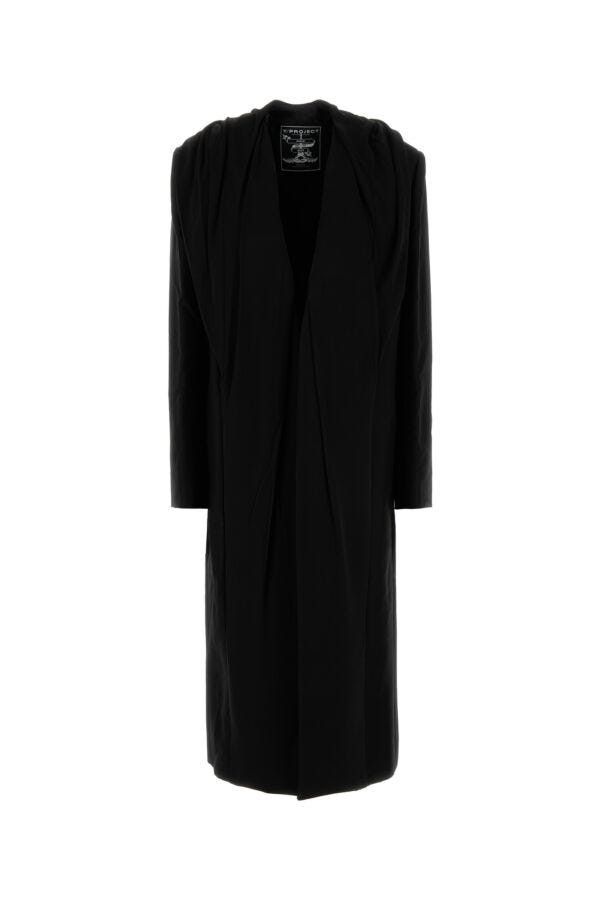 Y/Project Black Cotton Coat Size XS / US 0-2 / IT 36-38 - 3 Thumbnail