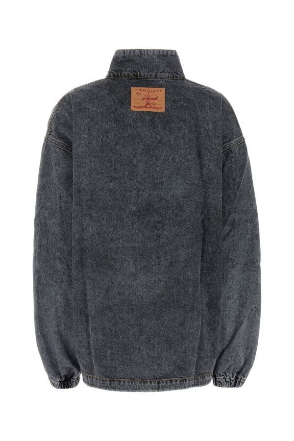 Y/Project Black Denim Jacket Size XXS / US 00 / IT 34 - 4 Thumbnail