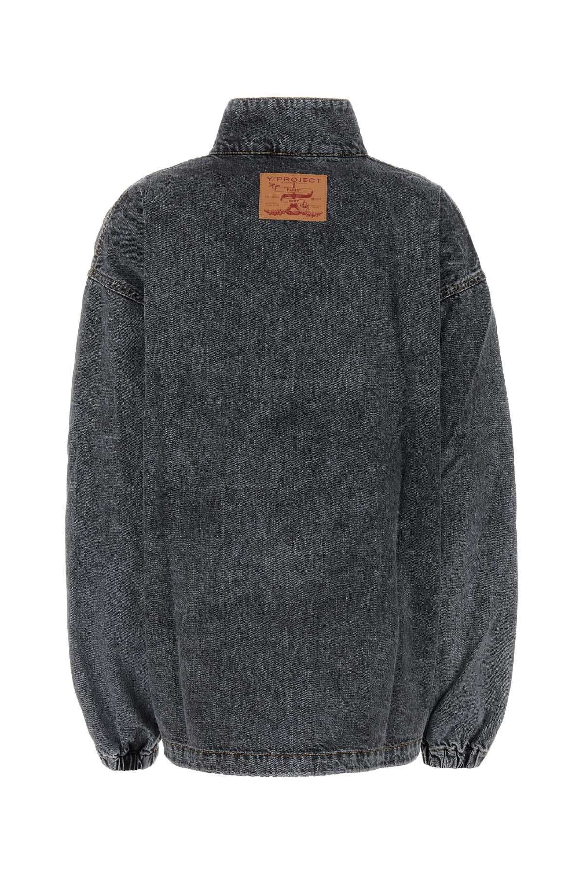Y/Project Black Denim Jacket Size XXS / US 00 / IT 34 - 2 Thumbnail