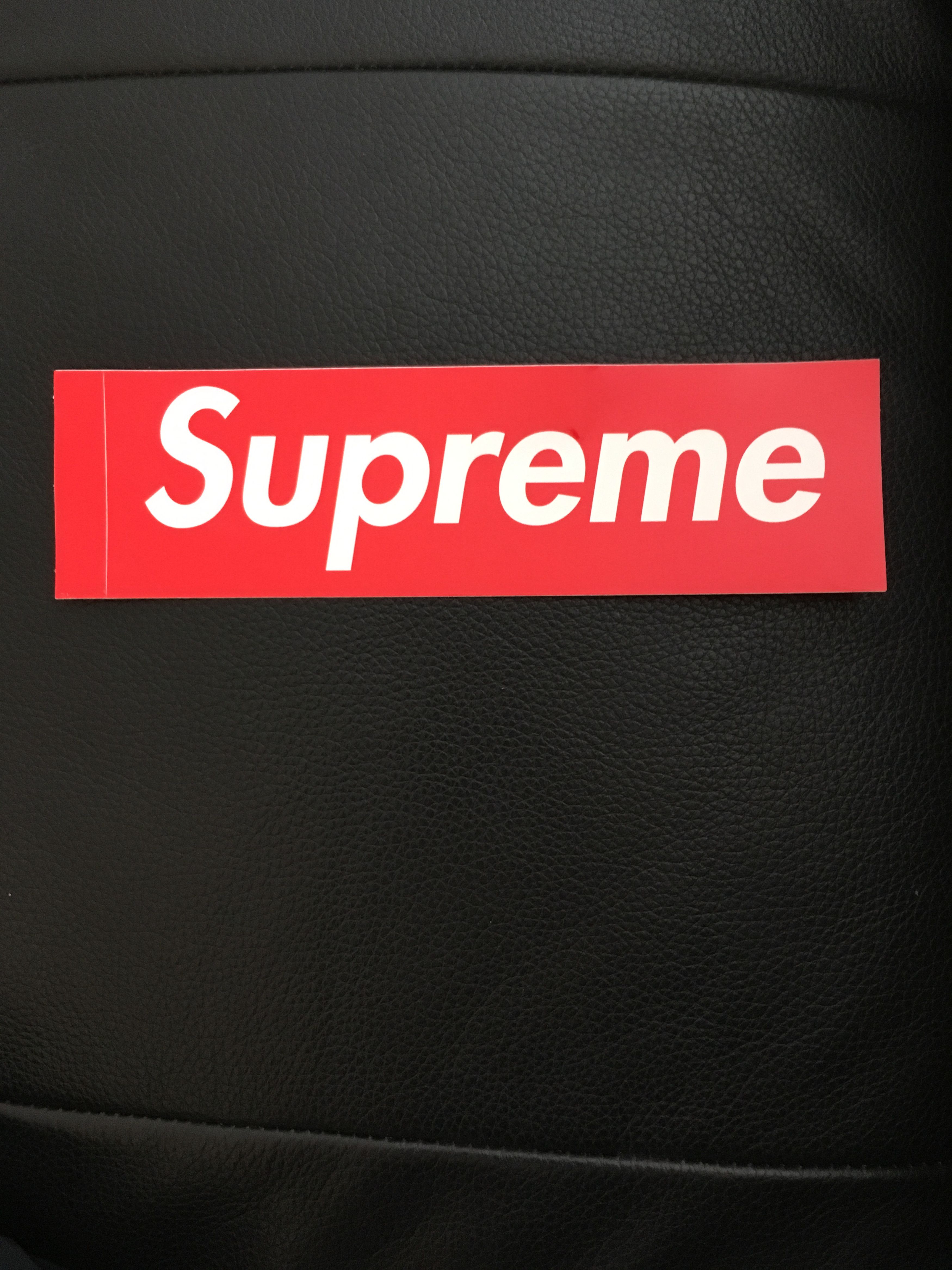 Supreme Red Box Logo Sticker Grailed