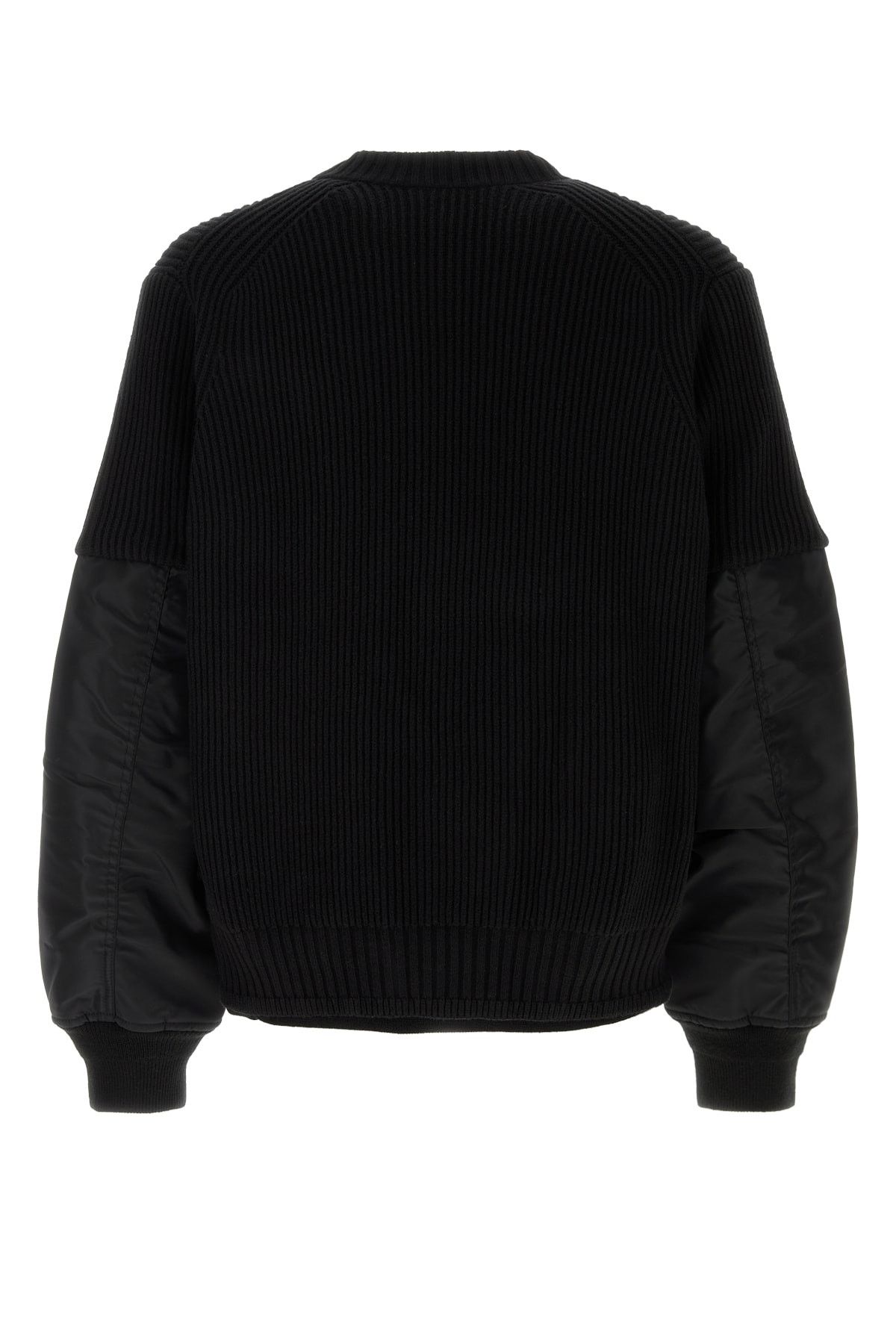 Sacai Sacai Gonz Multi Patch Nylon Twill X Knit Sweater Size US S / EU 44-46 / 1 - 2 Thumbnail