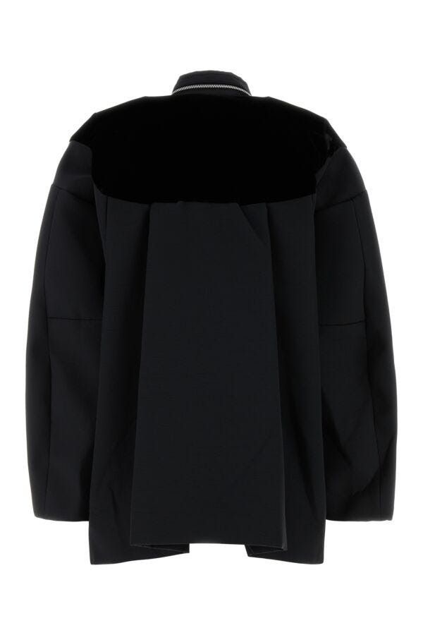 Sacai Black Grosgrain Oversize Jacket Size M / US 6-8 / IT 42-44 - 4 Thumbnail