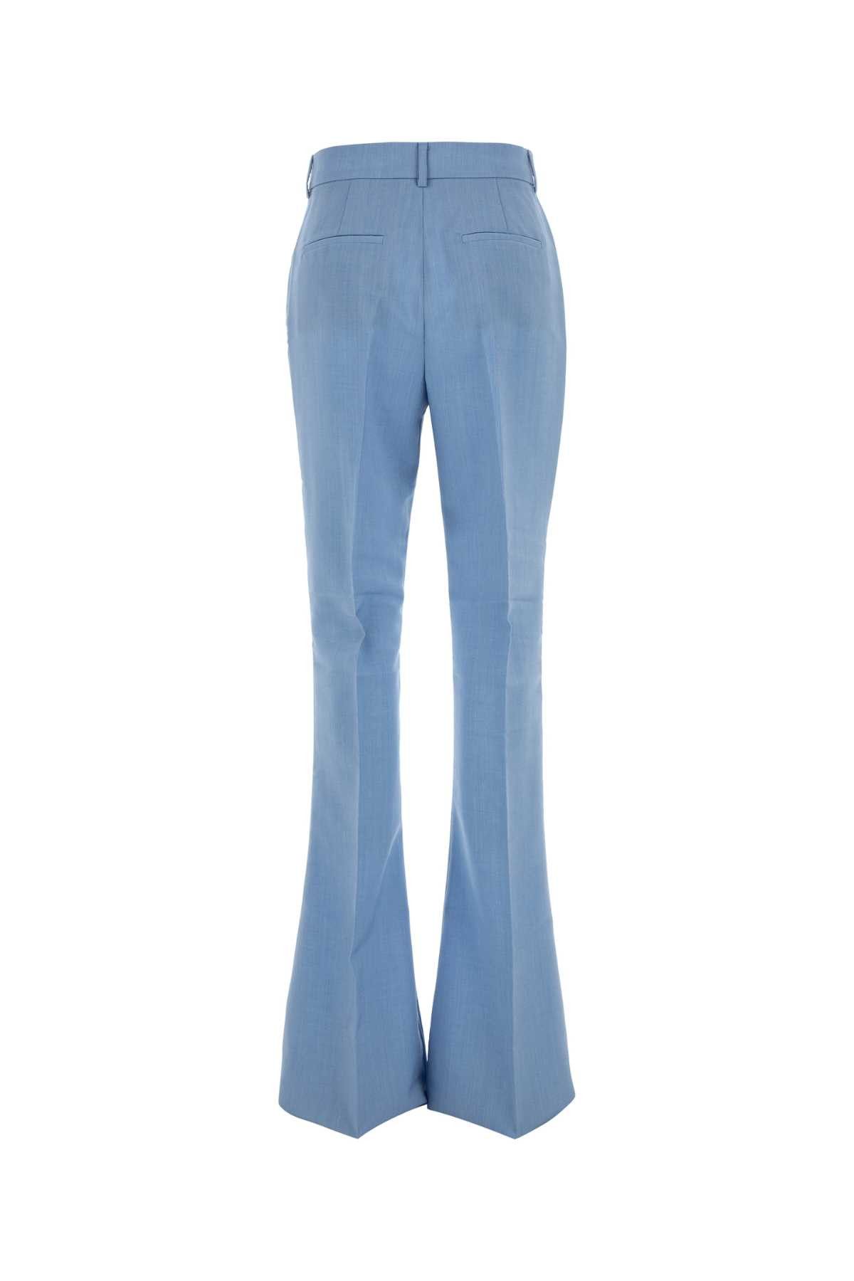 Sportmax Light Blue Wool Blend Aeroso1234 Pant Size 32" / US 10 / IT 46 - 2 Thumbnail
