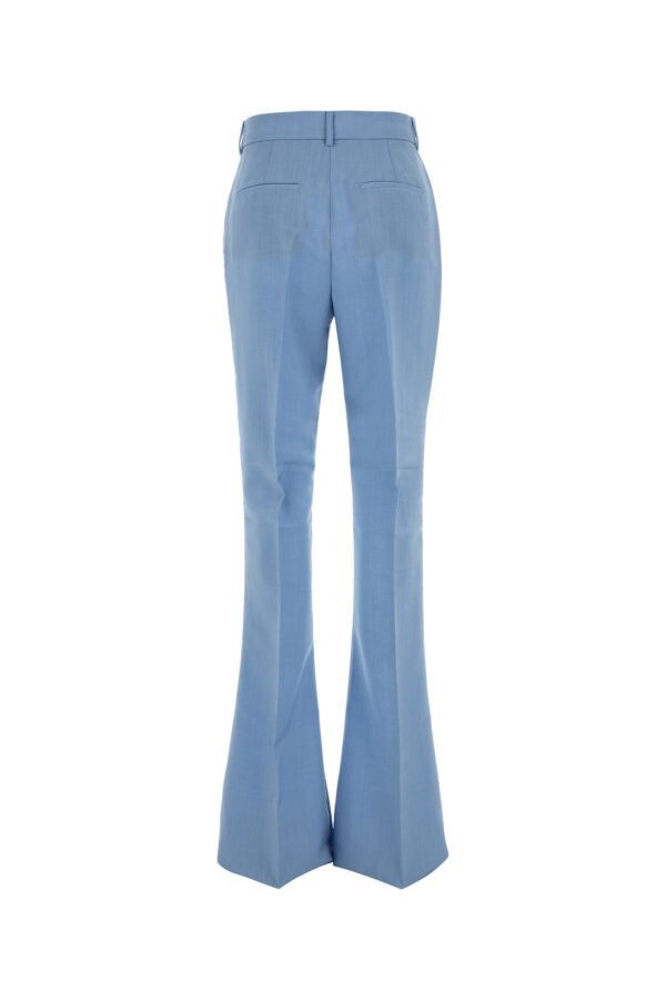 Sportmax Light Blue Wool Blend Aeroso1234 Pant Size 32" / US 10 / IT 46 - 4 Thumbnail