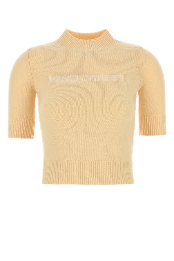 Sportmax Yellow Wool Blend Renon Sweater Size M / US 6-8 / IT 42-44 - 3 Thumbnail