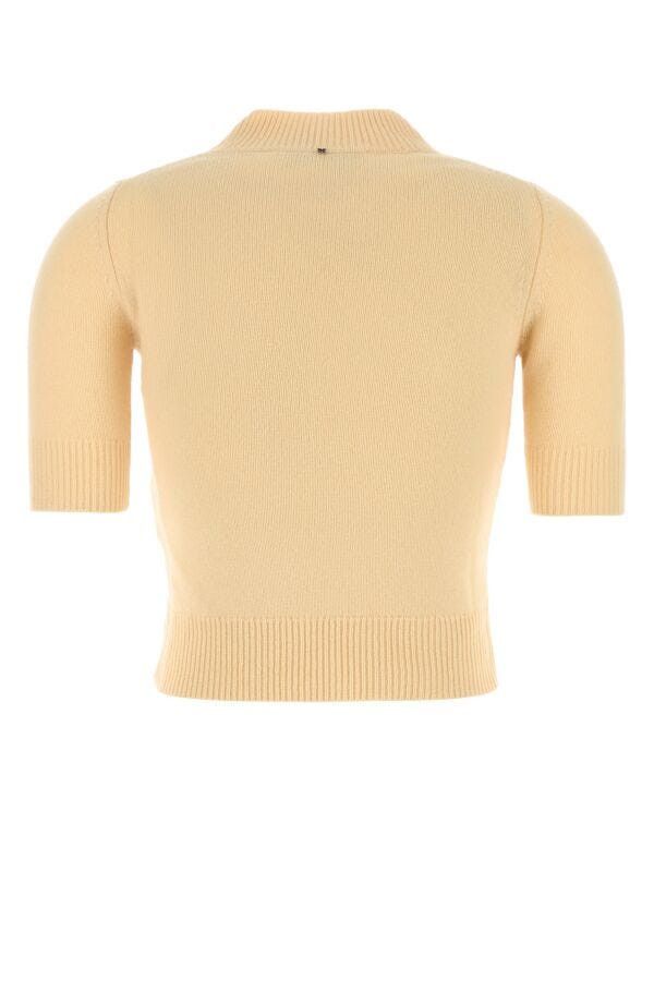 Sportmax Yellow Wool Blend Renon Sweater Size M / US 6-8 / IT 42-44 - 4 Thumbnail