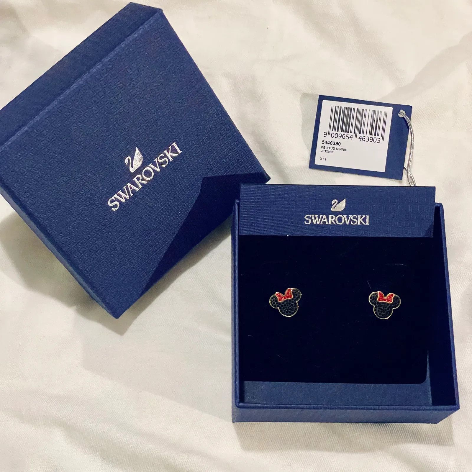 Swarovski Swarovski PE Stud Minnie Earrings Size ONE SIZE - 4 Thumbnail