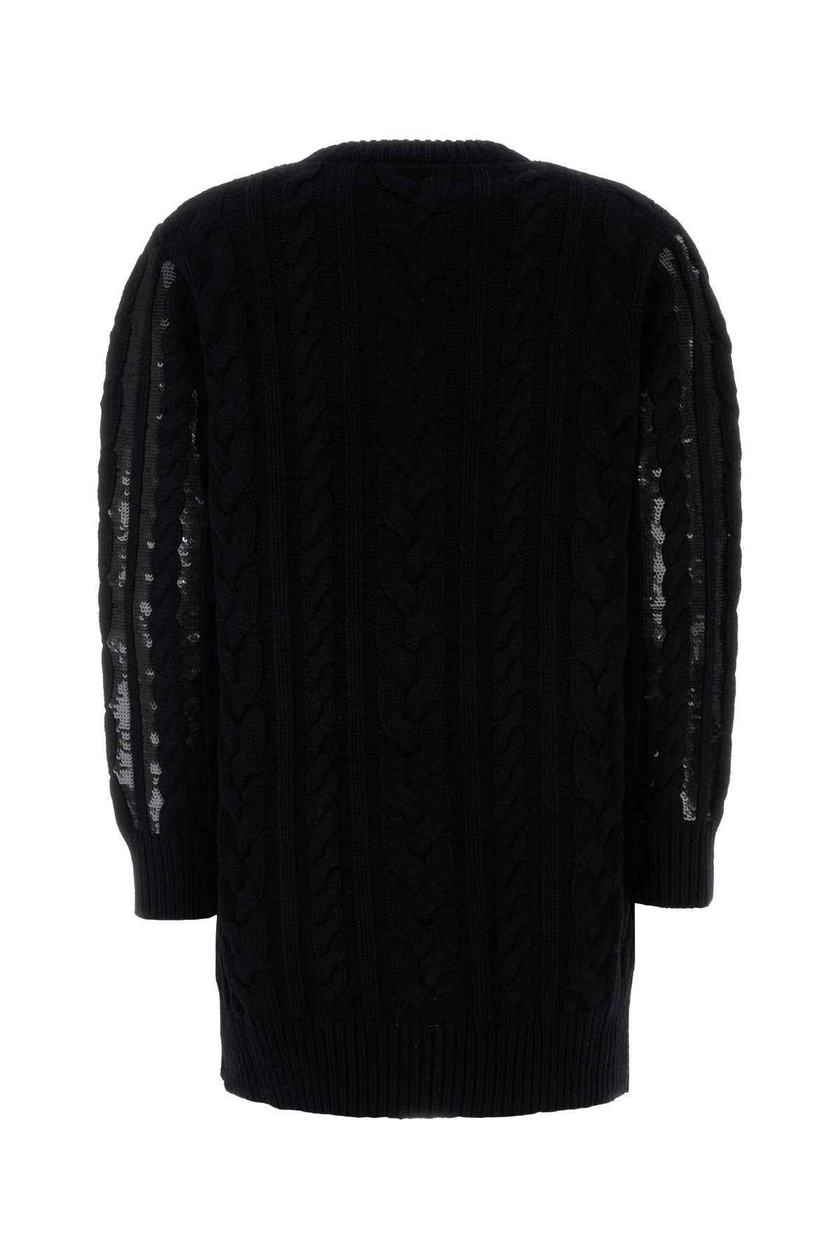 Max Mara Black Wool Blend Mambo Sweater Dress Size XS / US 0-2 / IT 36-38 - 2 Thumbnail