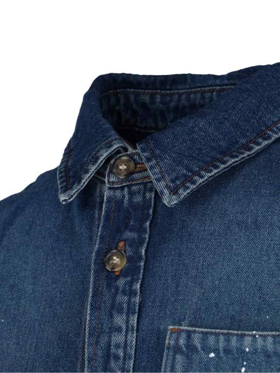 A.P.C. A.P.C. Men Long Tops COHGL H02709 IAL Blue Size US S / EU 44-46 / 1 - 5 Thumbnail