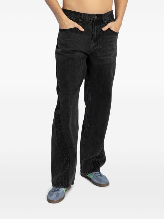 Adidas ADIDAS Men Denim Pants JY6291 DENIMJEANSBLACK Black Size US 35 - 4 Thumbnail