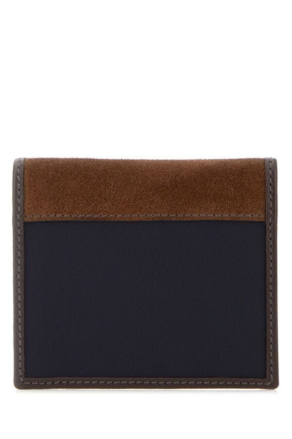Prada Two-Tone Fabric And Suede Wallet Size ONE SIZE - 5 Thumbnail