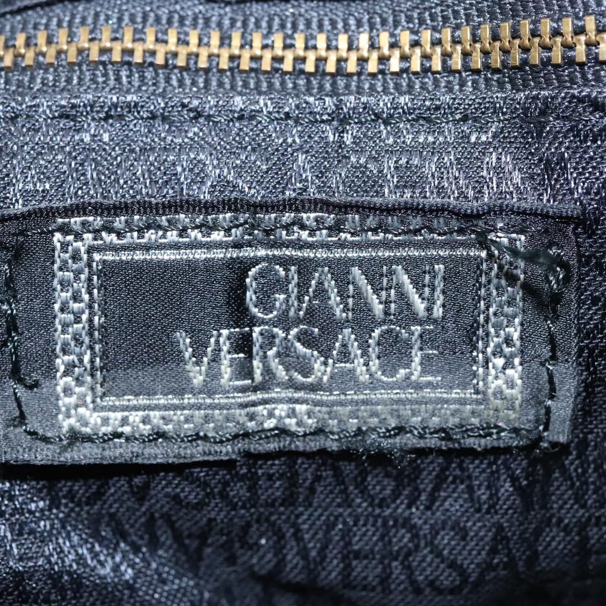 Versace Black Leather Handbag (Pre-Owned) Size ONE SIZE - 14 Thumbnail