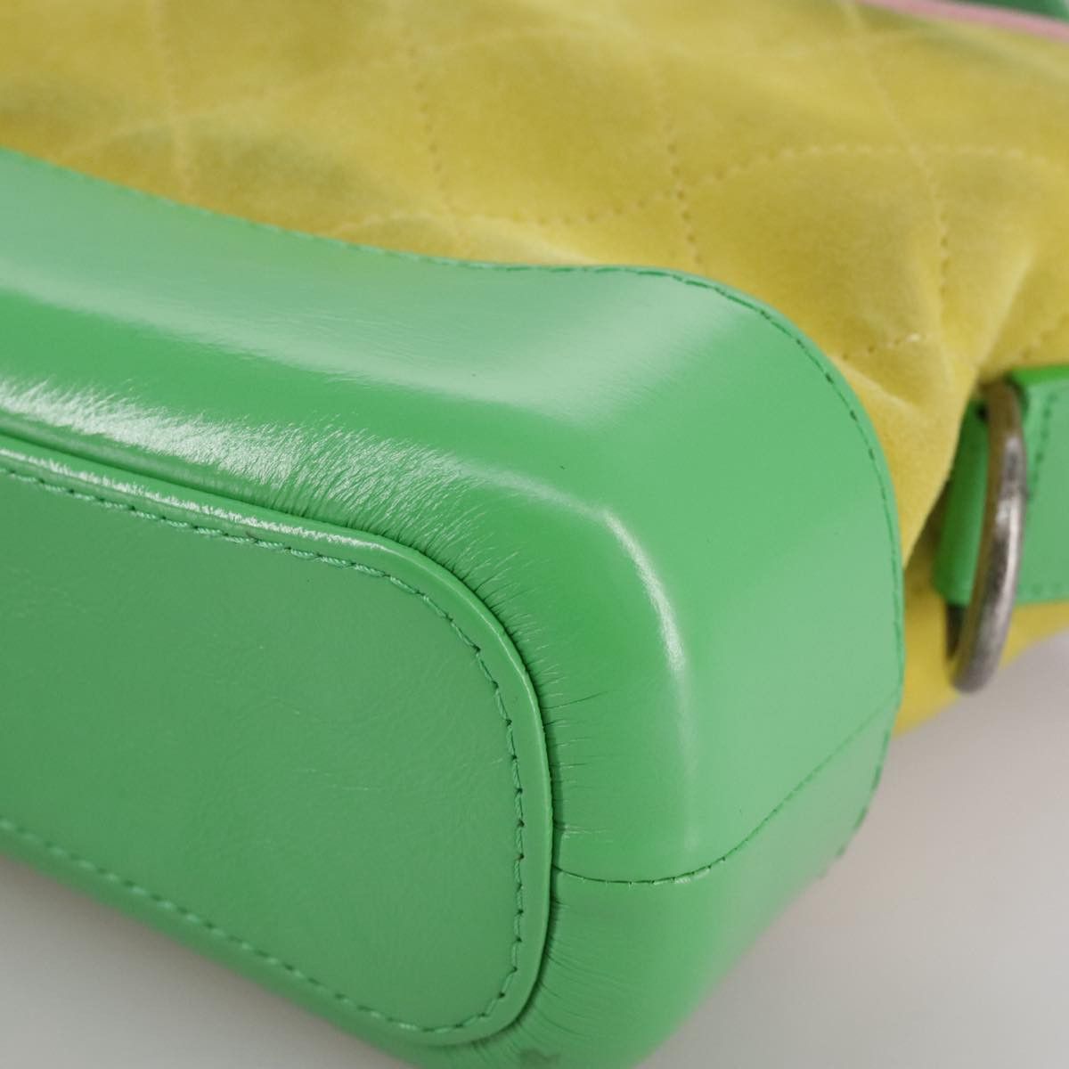 Chanel Gabrielle Yellow Suede Shoulder Bag (Pre-Owned) Size ONE SIZE - 8 Thumbnail