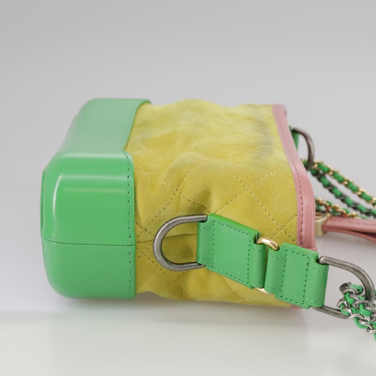 Chanel Gabrielle Yellow Suede Shoulder Bag (Pre-Owned) Size ONE SIZE - 4 Thumbnail