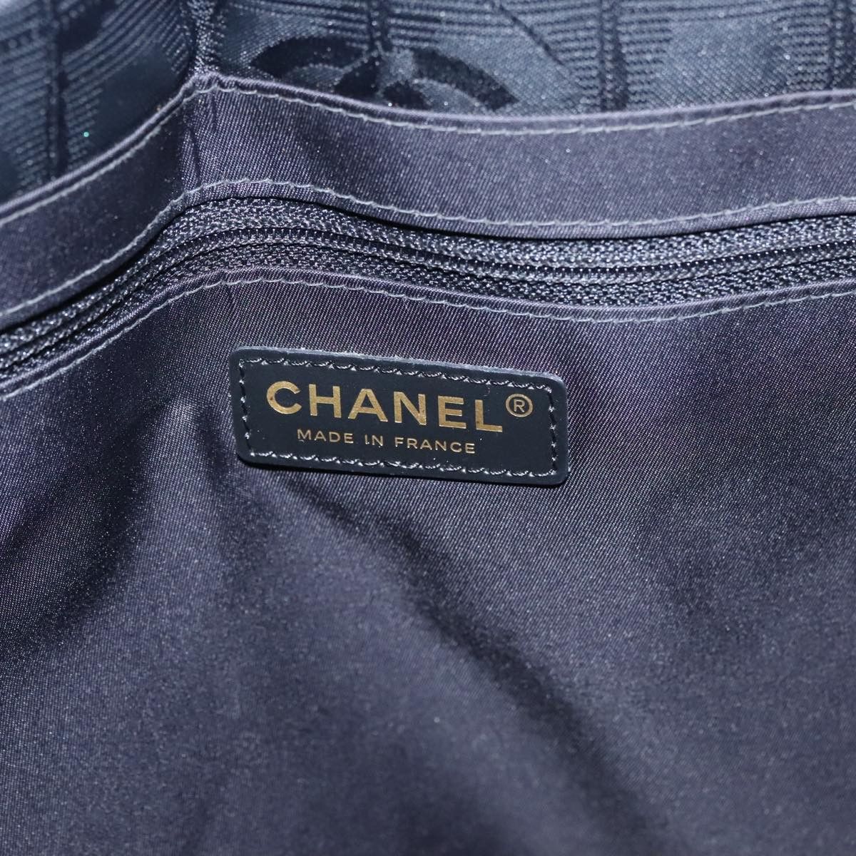 Chanel Travel Line Black Synthetic Tote Bag (Pre-Owned) Size ONE SIZE - 13 Thumbnail