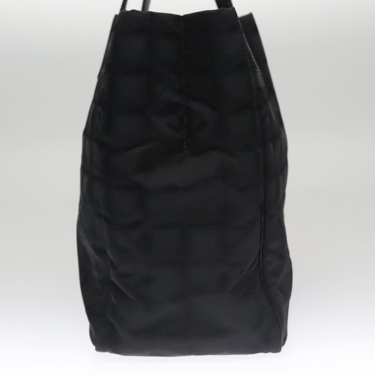 Chanel Travel Line Black Synthetic Tote Bag (Pre-Owned) Size ONE SIZE - 4 Thumbnail