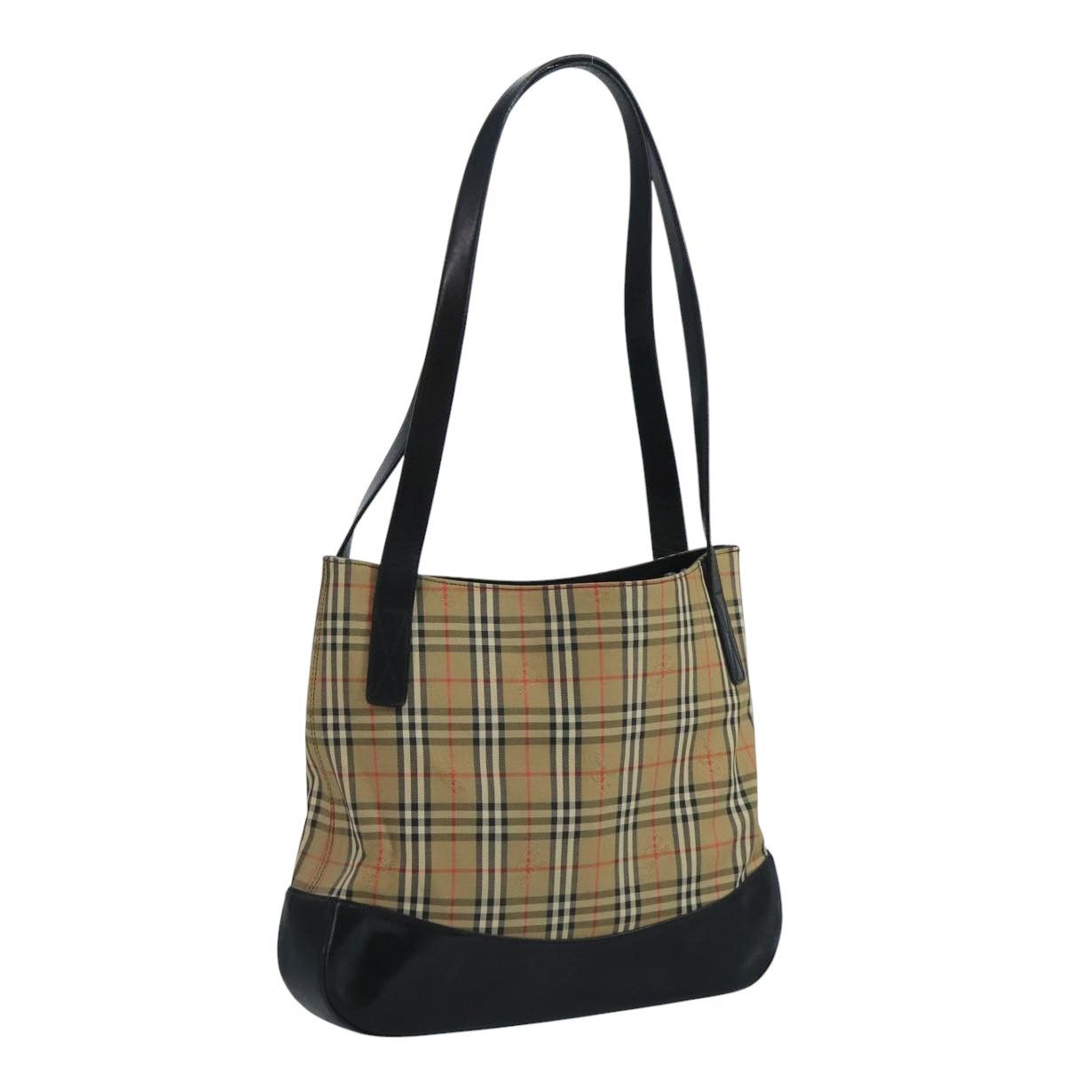 Burberry Nova Check Beige Canvas Tote Bag (Pre-Owned) Size ONE SIZE - 13 Thumbnail