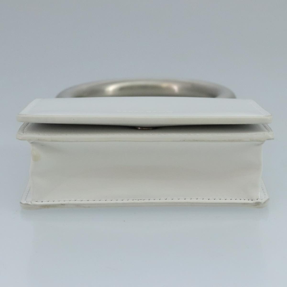 Salvatore Ferragamo White Leather Clutch Bag (Pre-Owned) Size ONE SIZE - 18 Thumbnail