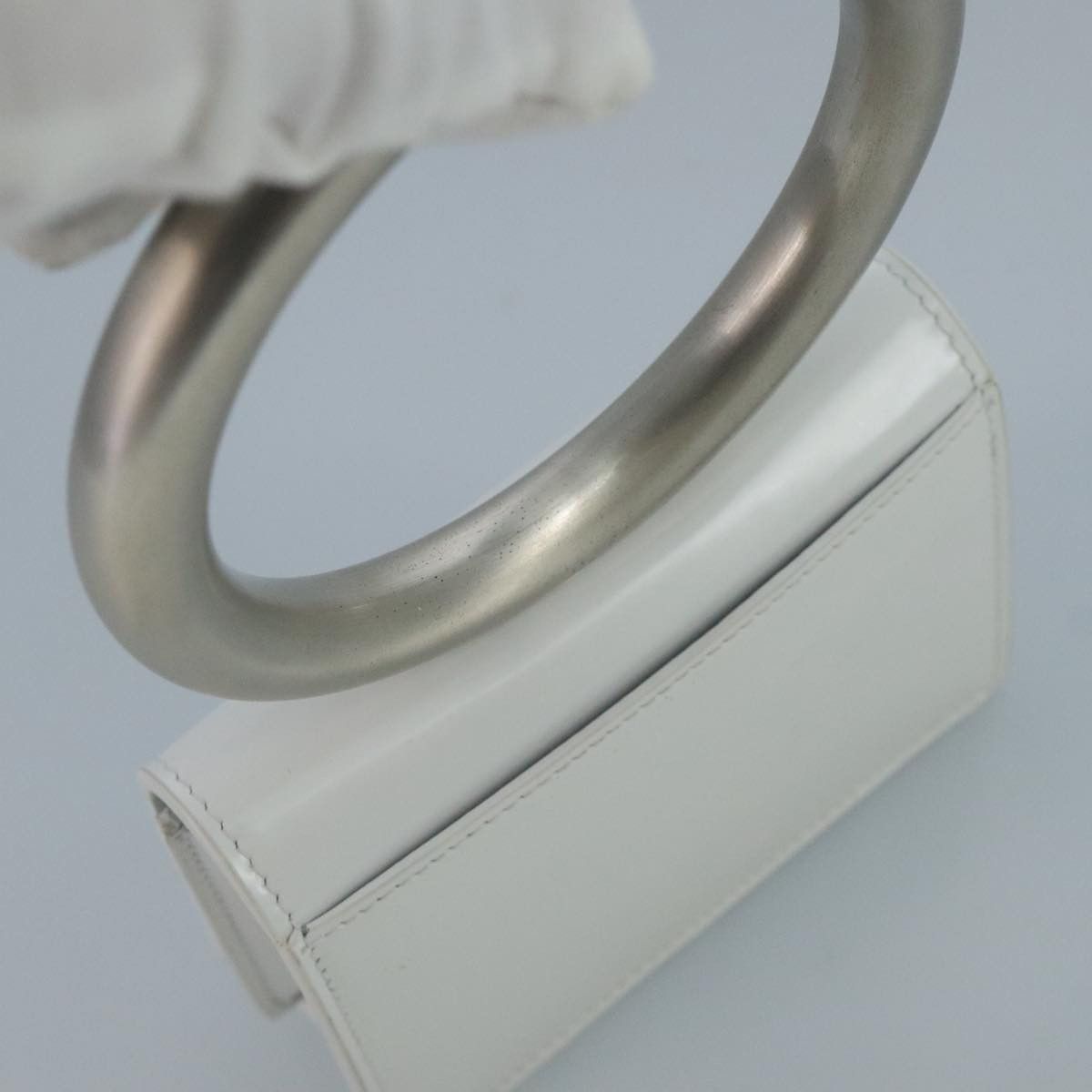 Salvatore Ferragamo White Leather Clutch Bag (Pre-Owned) Size ONE SIZE - 10 Thumbnail