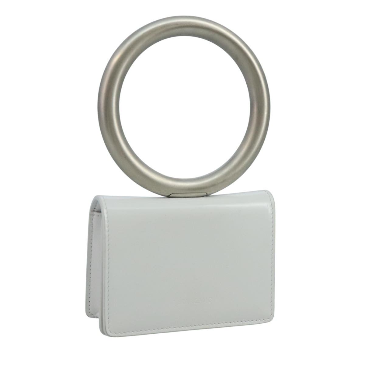 Salvatore Ferragamo White Leather Clutch Bag (Pre-Owned) Size ONE SIZE - 16 Thumbnail