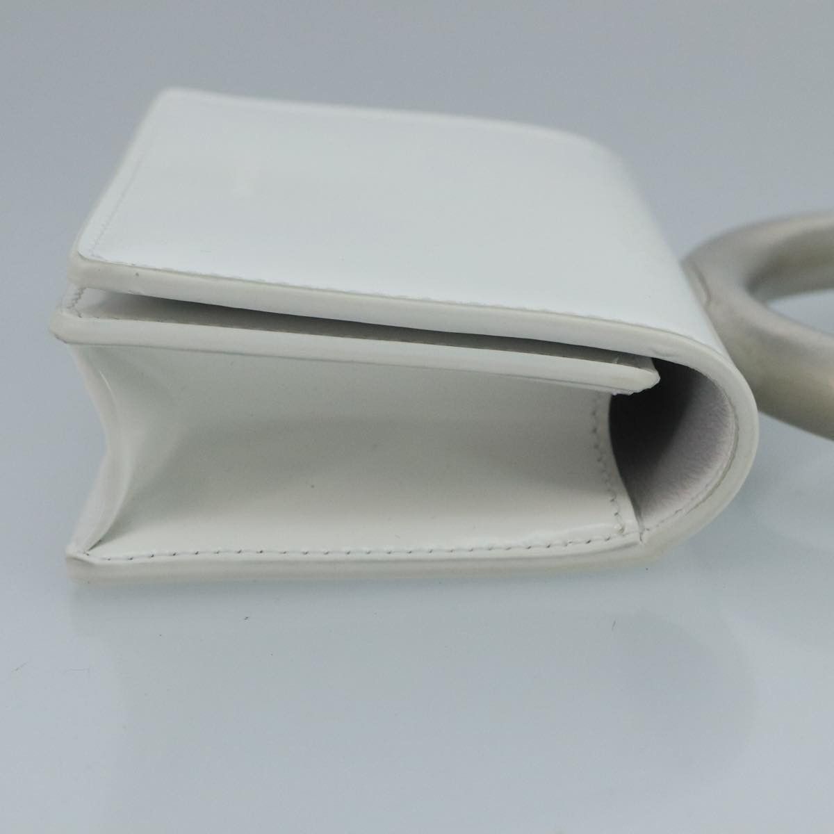 Salvatore Ferragamo White Leather Clutch Bag (Pre-Owned) Size ONE SIZE - 3 Thumbnail