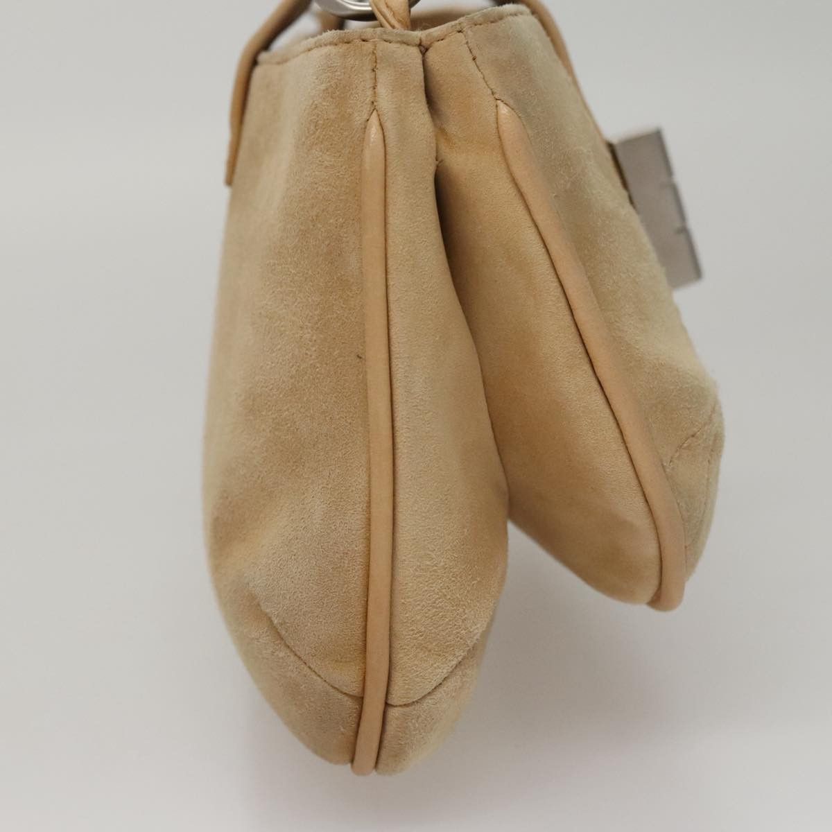 Chanel Chocolate Bar Beige Suede Shoulder Bag (Pre-Owned) Size ONE SIZE - 4 Thumbnail
