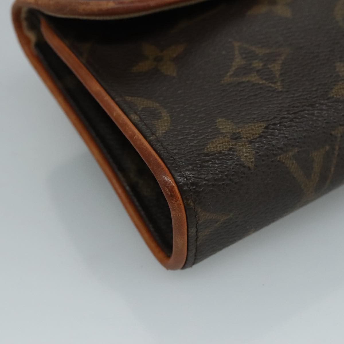 Louis Vuitton Florentine Brown Canvas Clutch Bag (Pre-Owned) Size ONE SIZE - 8 Thumbnail