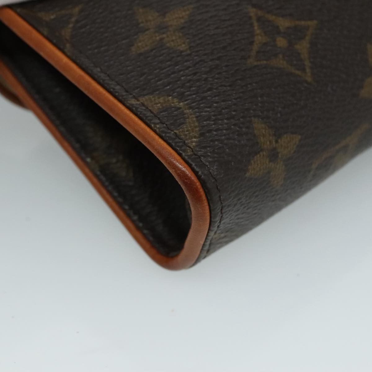 Louis Vuitton Florentine Brown Canvas Clutch Bag (Pre-Owned) Size ONE SIZE - 7 Thumbnail