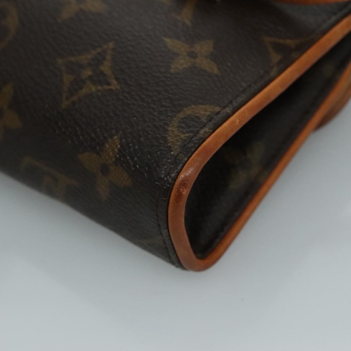 Louis Vuitton Florentine Brown Canvas Clutch Bag (Pre-Owned) Size ONE SIZE - 9 Thumbnail