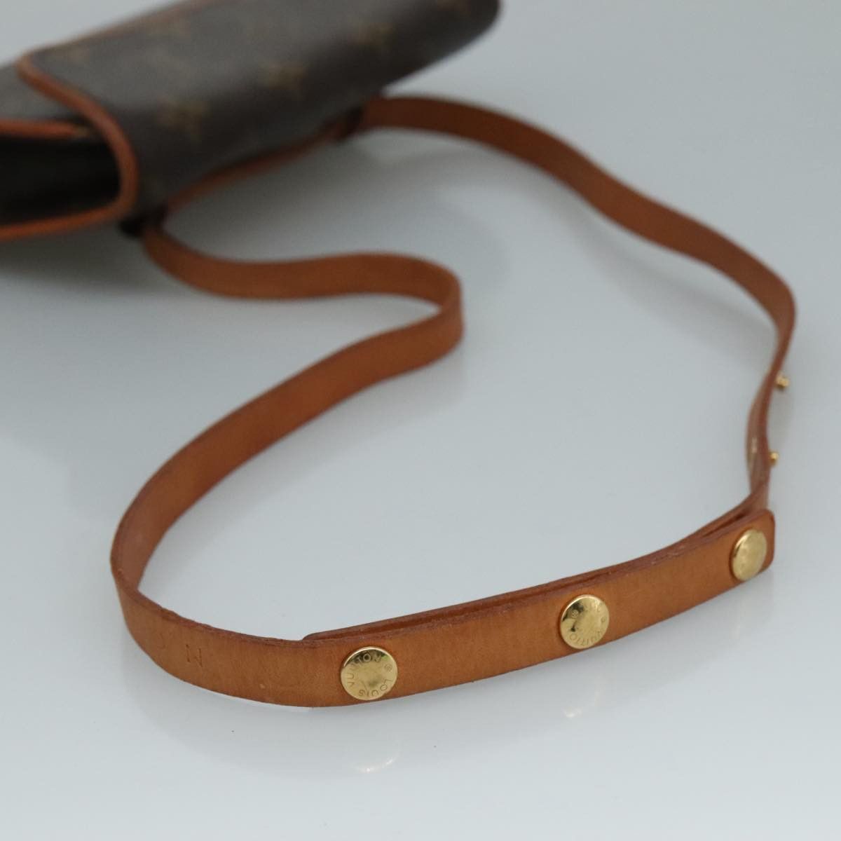 Louis Vuitton Florentine Brown Canvas Clutch Bag (Pre-Owned) Size ONE SIZE - 5 Thumbnail