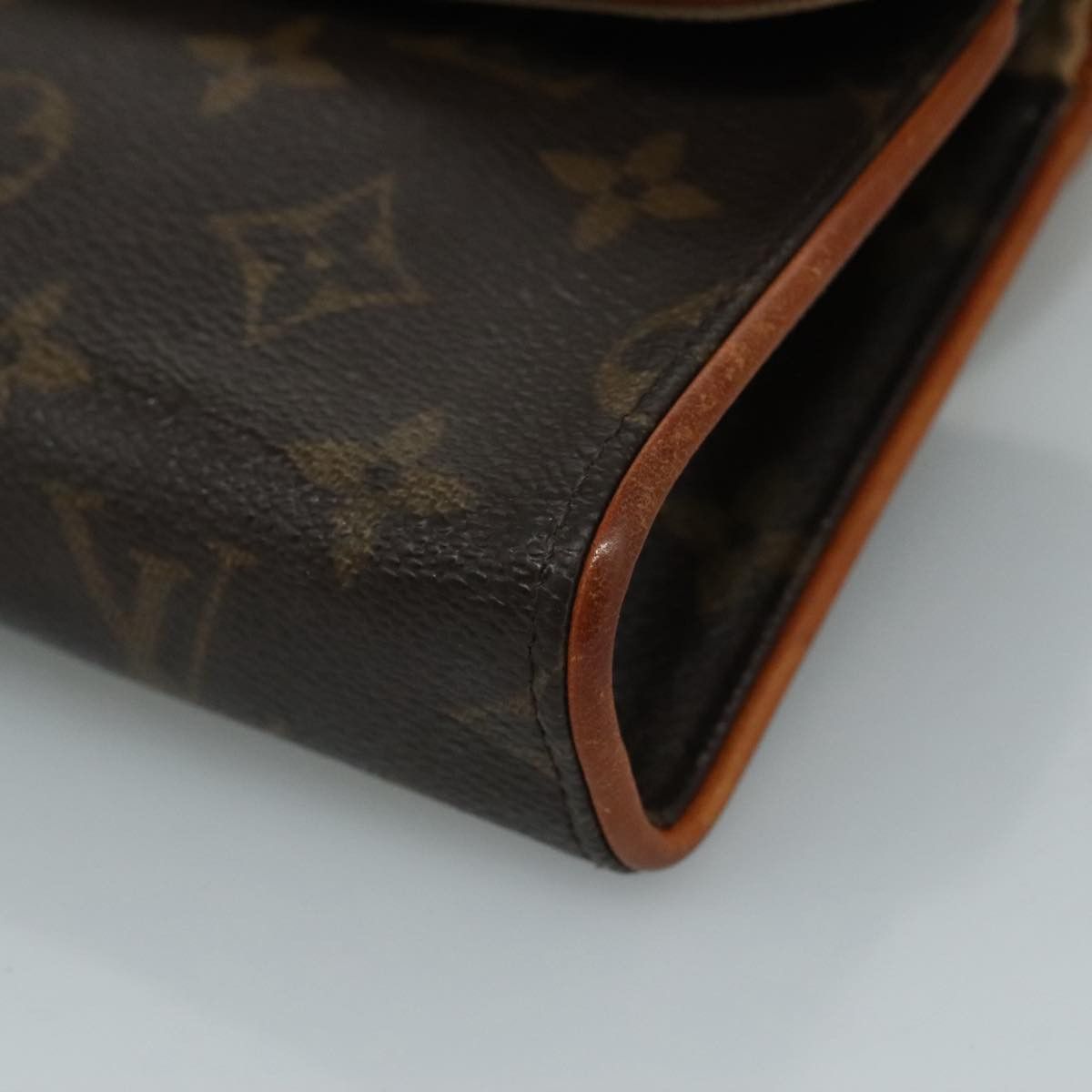Louis Vuitton Florentine Brown Canvas Clutch Bag (Pre-Owned) Size ONE SIZE - 6 Thumbnail