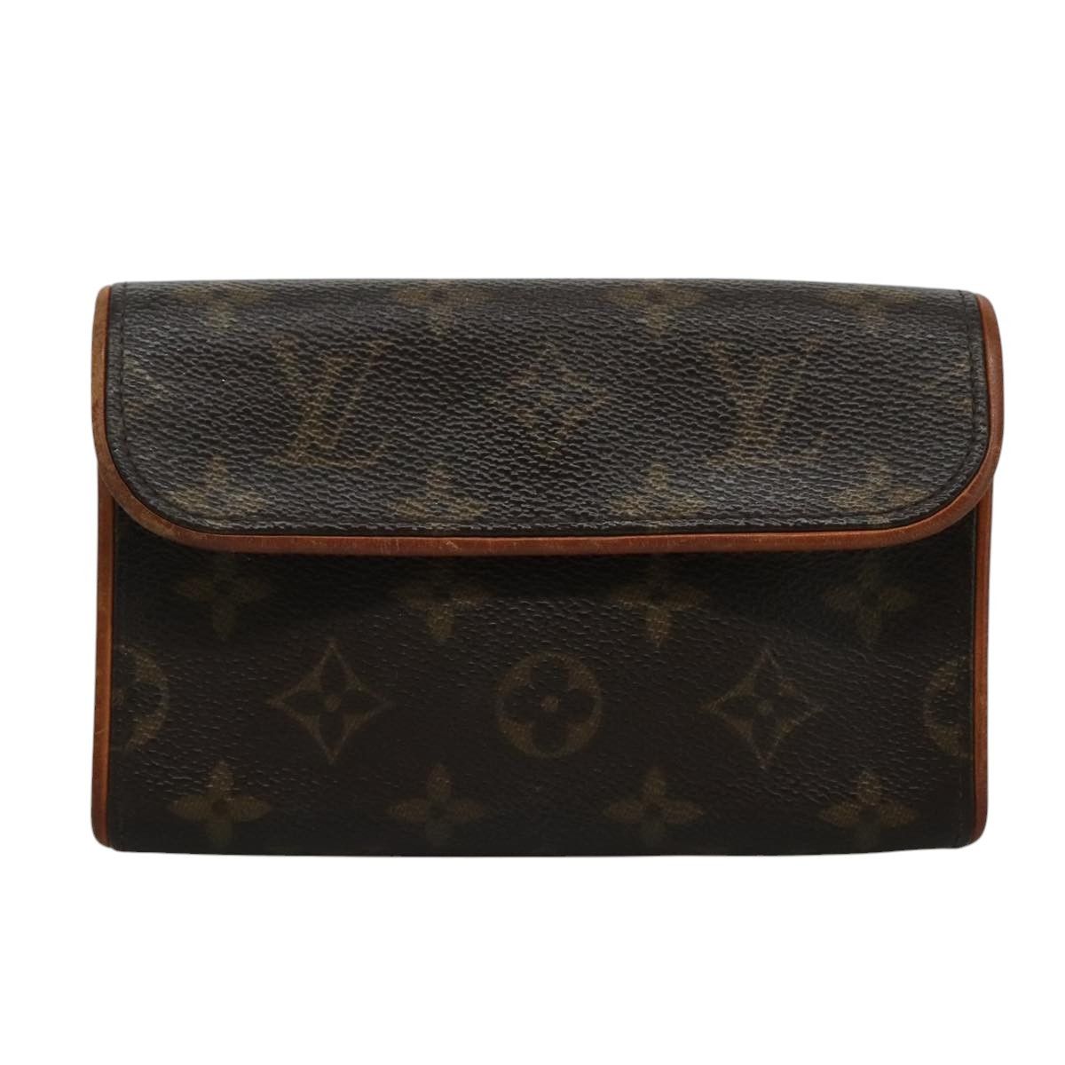 Louis Vuitton Florentine Brown Canvas Clutch Bag (Pre-Owned) Size ONE SIZE - 15 Thumbnail