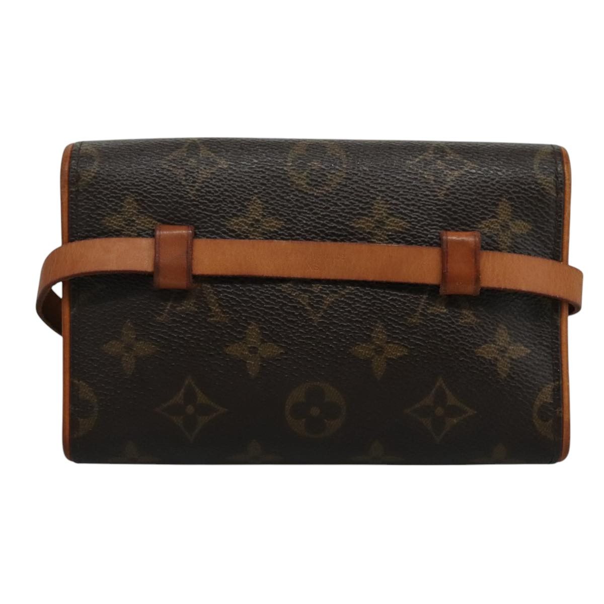Louis Vuitton Florentine Brown Canvas Clutch Bag (Pre-Owned) Size ONE SIZE - 2 Thumbnail