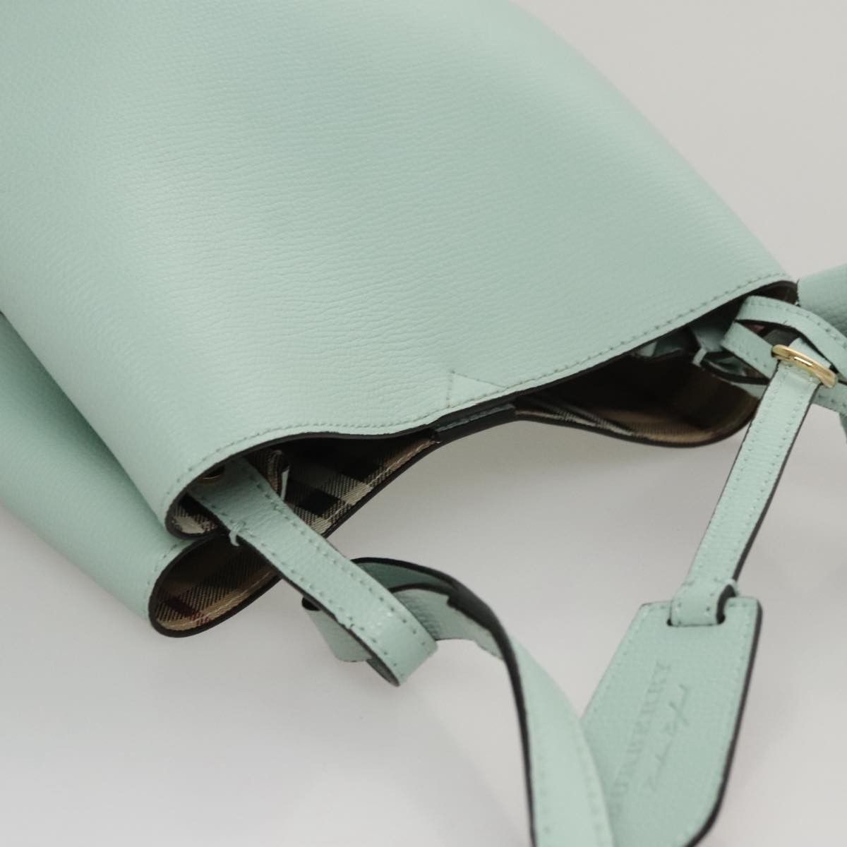 Burberry Blue Leather Shoulder Bag (Pre-Owned) Size ONE SIZE - 15 Thumbnail