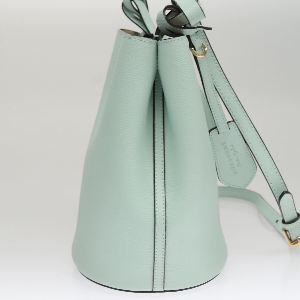 Burberry Blue Leather Shoulder Bag (Pre-Owned) Size ONE SIZE - 4 Thumbnail